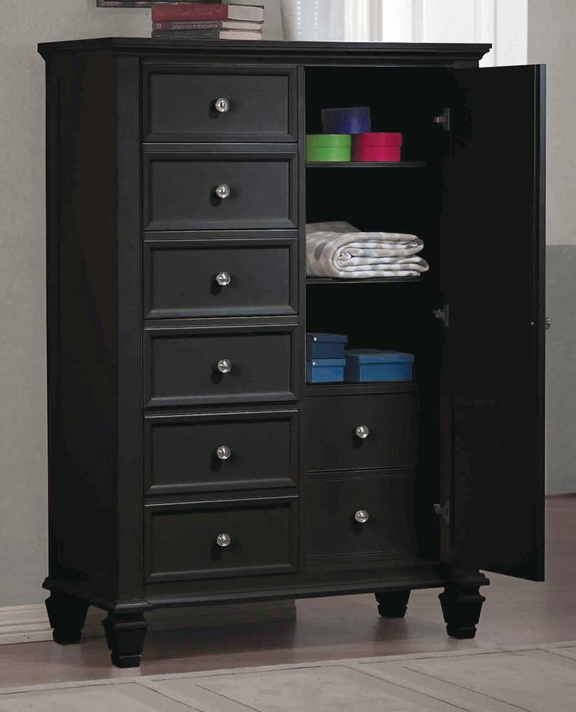 Coaster Sandy Beach Black Chest