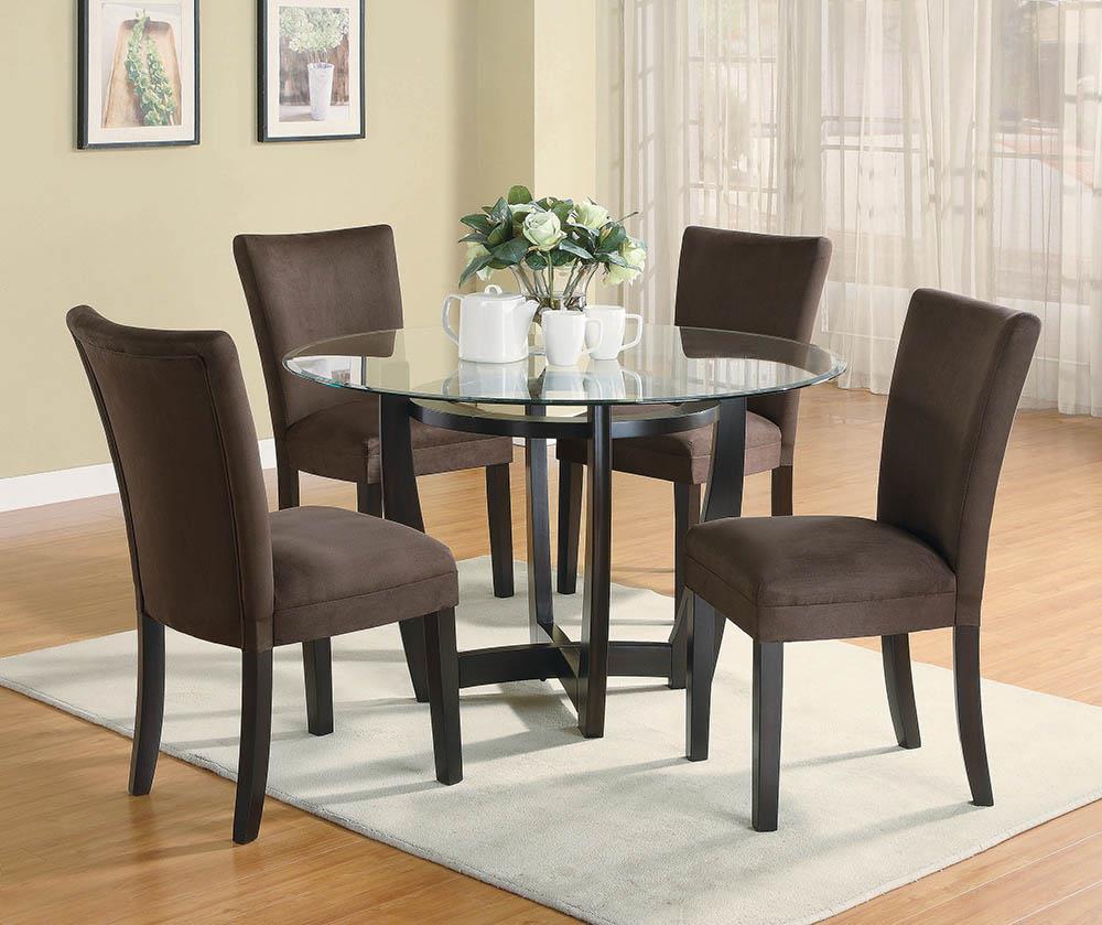 Bloomfield Cappuccino Round Dining Table Base image