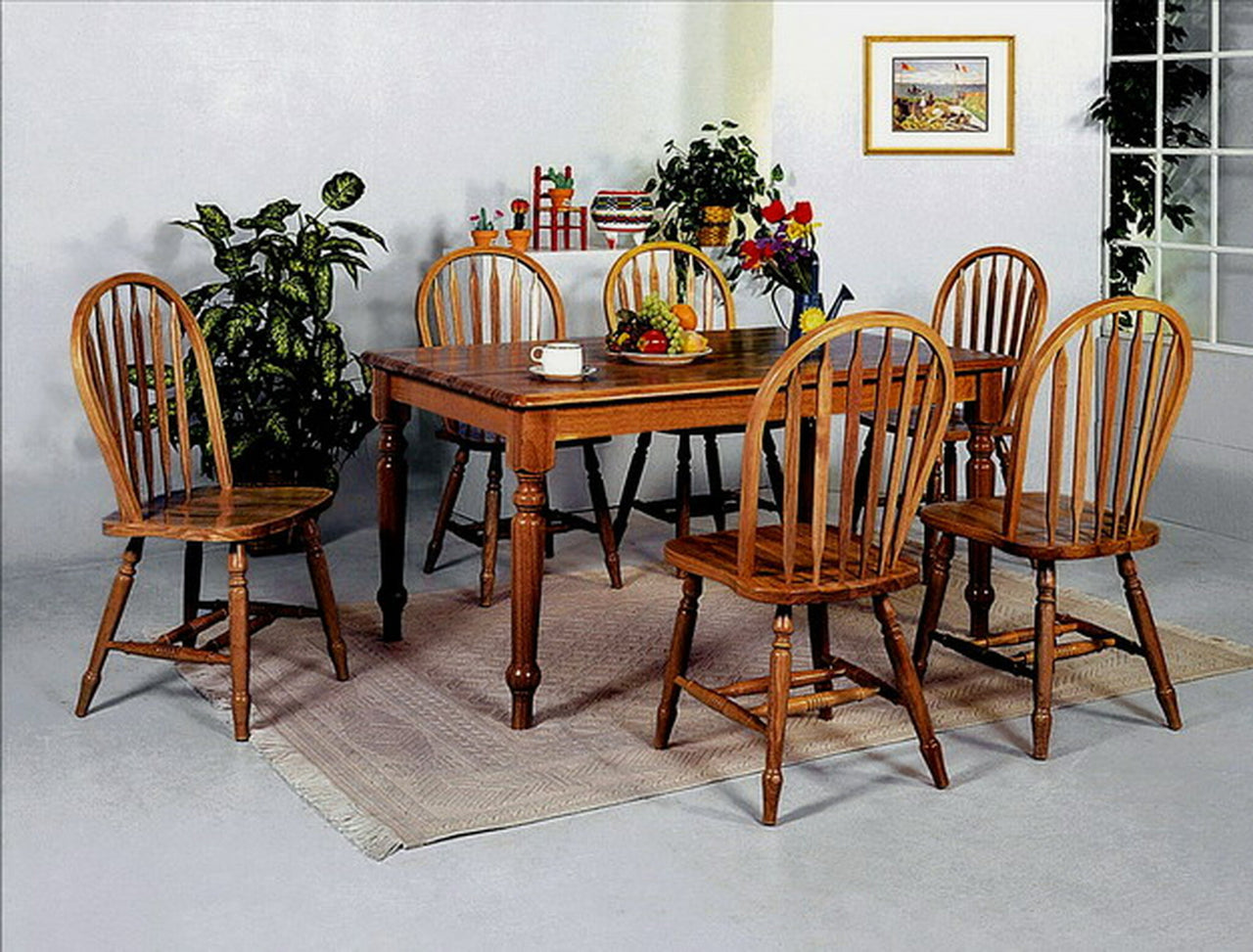 Juego de 5 piezas para grupo de comedor de granja.
