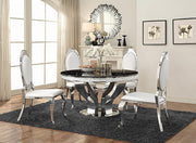 Anchorage Hollywood Glam Silver Dining Table image