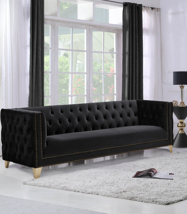 Juego de salón negro colección Michelle