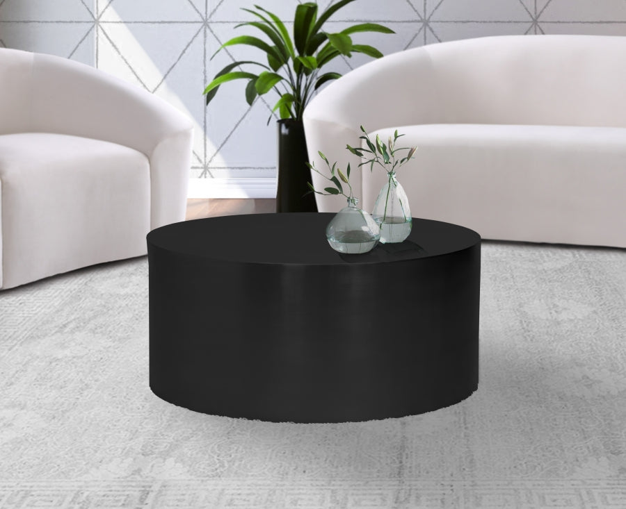 Cylinder Coffee Table Black