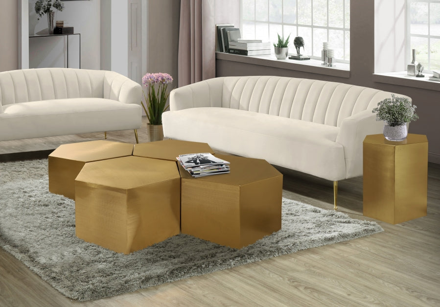Hexagon Modular Coffee Table 4 PCS