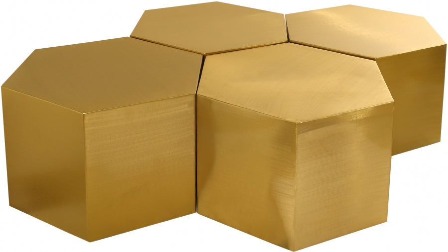 Hexagon Modular Coffee Table 4 PCS