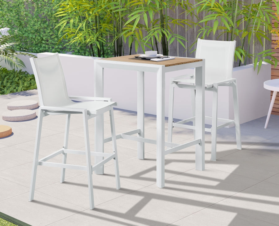 Mesa de bar de aluminio para patio exterior Nizuc