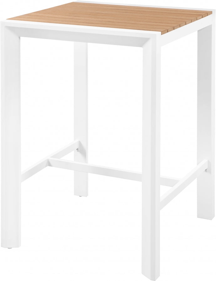 Mesa de bar de aluminio para patio exterior Nizuc