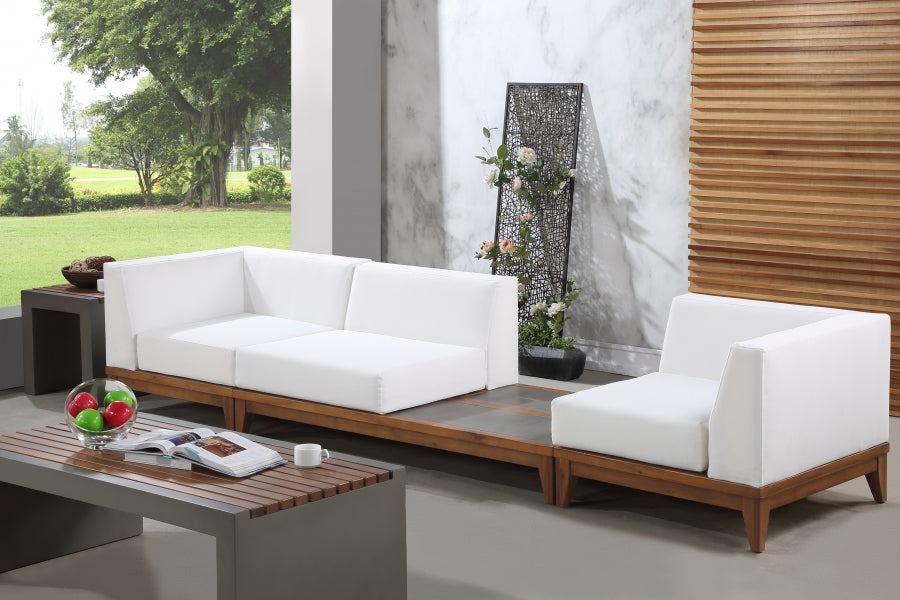 Rio Outdoor Sofá Modular Impermeable Blanco Roto 4 Piezas