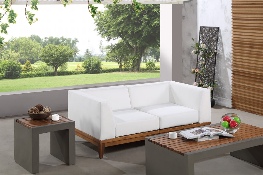 Rio Outdoor Sofá Modular Impermeable Blanco Roto 2 Piezas