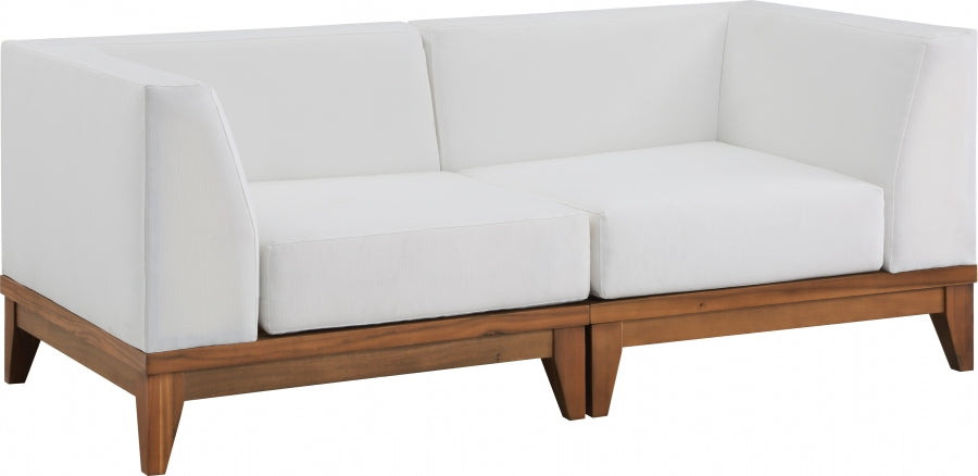 Rio Outdoor Sofá Modular Impermeable Blanco Roto 2 Piezas