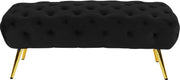 Amara Black Velvet Bench image
