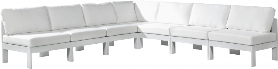 Nizuc Seccional Modular de Aluminio para Patio Exterior 7 Piezas
