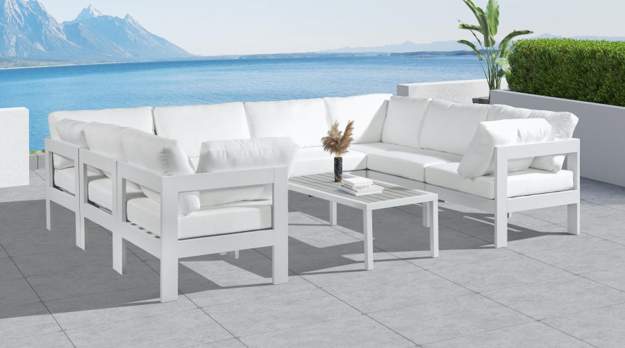 Nizuc Patio exterior aluminio modular seccional 8 piezas