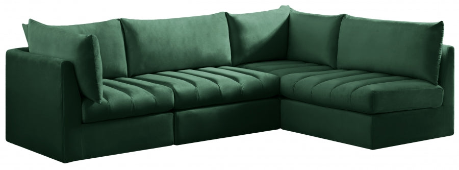 Jacob Velvet Modular Seccional Verde