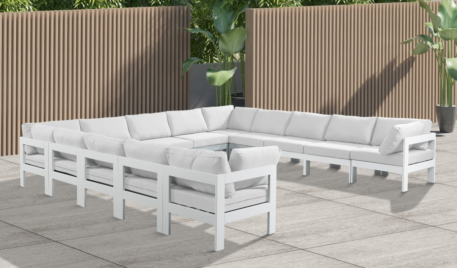 Nizuc Seccional Modular de Aluminio para Patio Exterior 13 Piezas