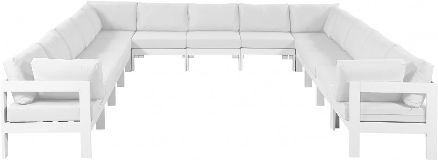 Nizuc Seccional Modular de Aluminio para Patio Exterior 13 Piezas