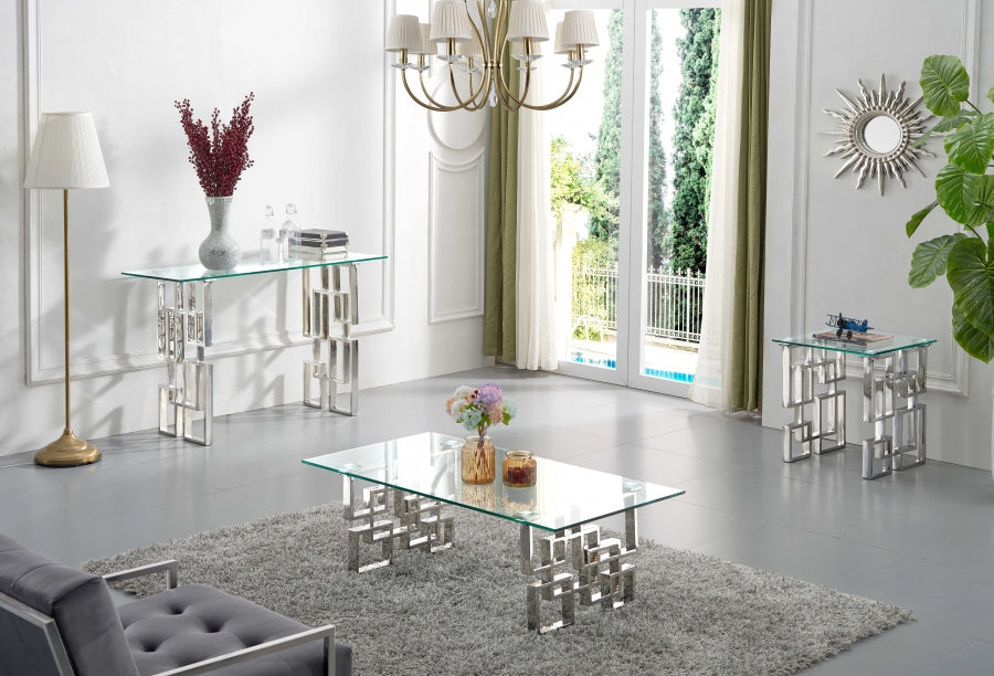 Alexis Chrome Coffee Table