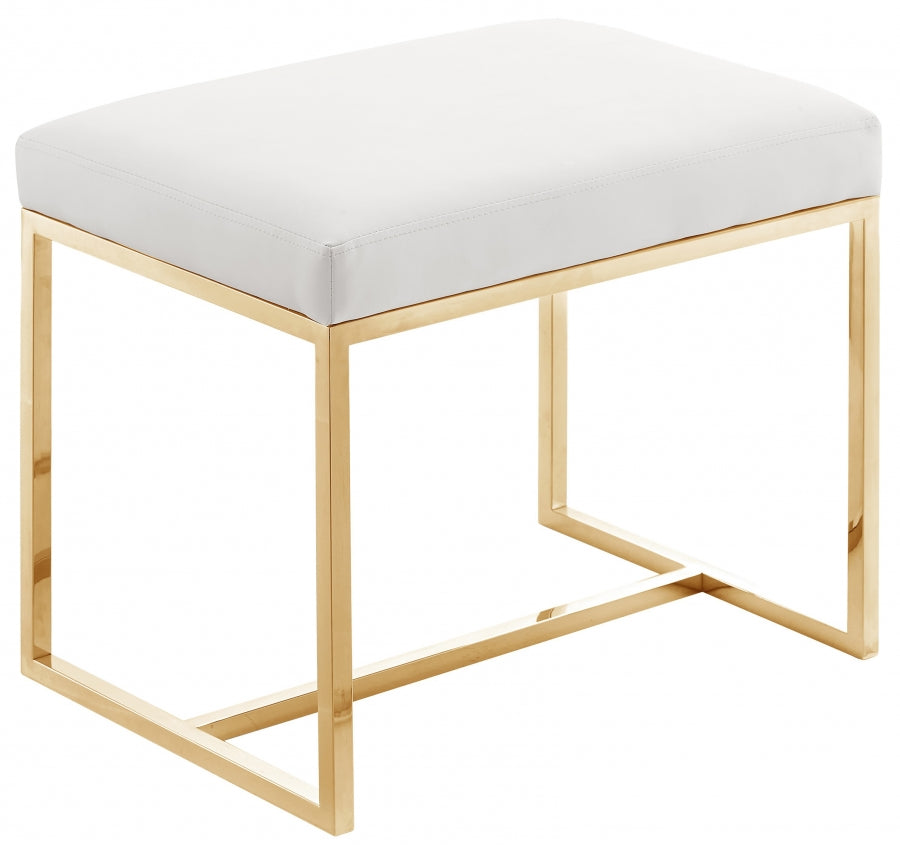 Otomana Monroe de piel sintética | Crema para heces