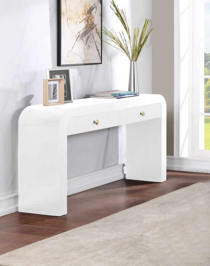 Mesa consola Artisto blanca