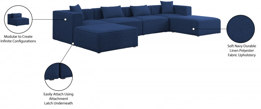 Cubo Modular Seccional Azul