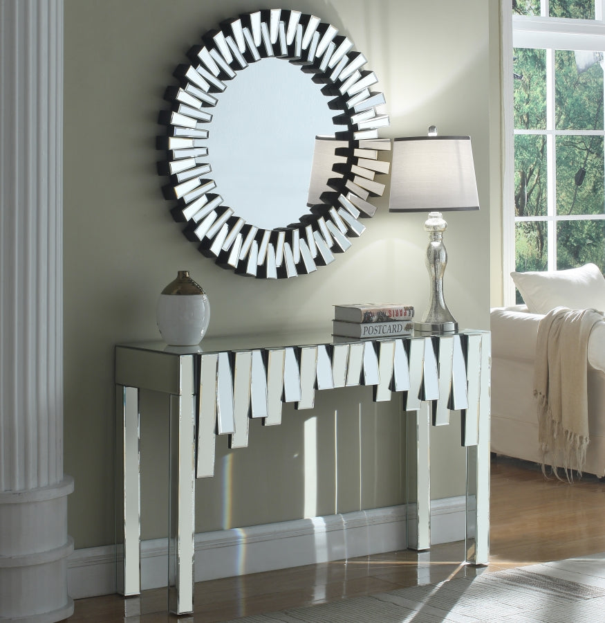 Mesa consola Kylie plateada