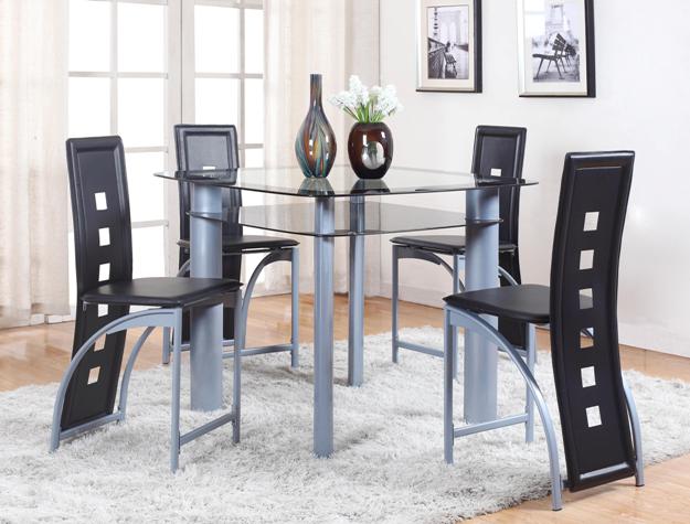 1770 5P ECHO COUNTER HEIGHT TABLE and 4 CHAIR