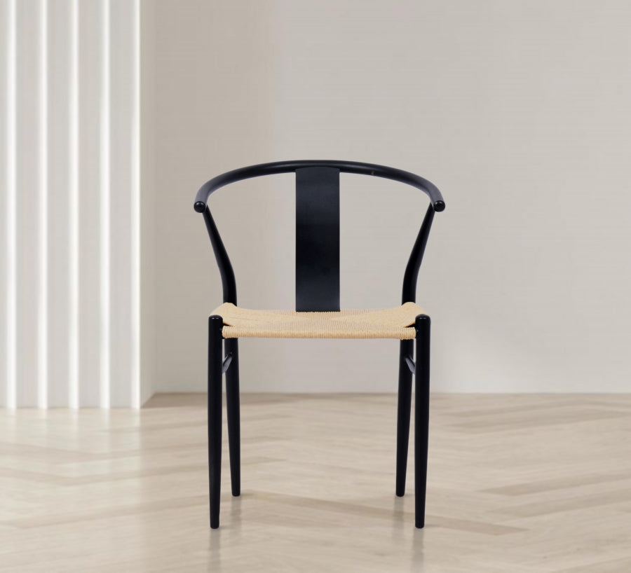Silla de comedor Beck negra