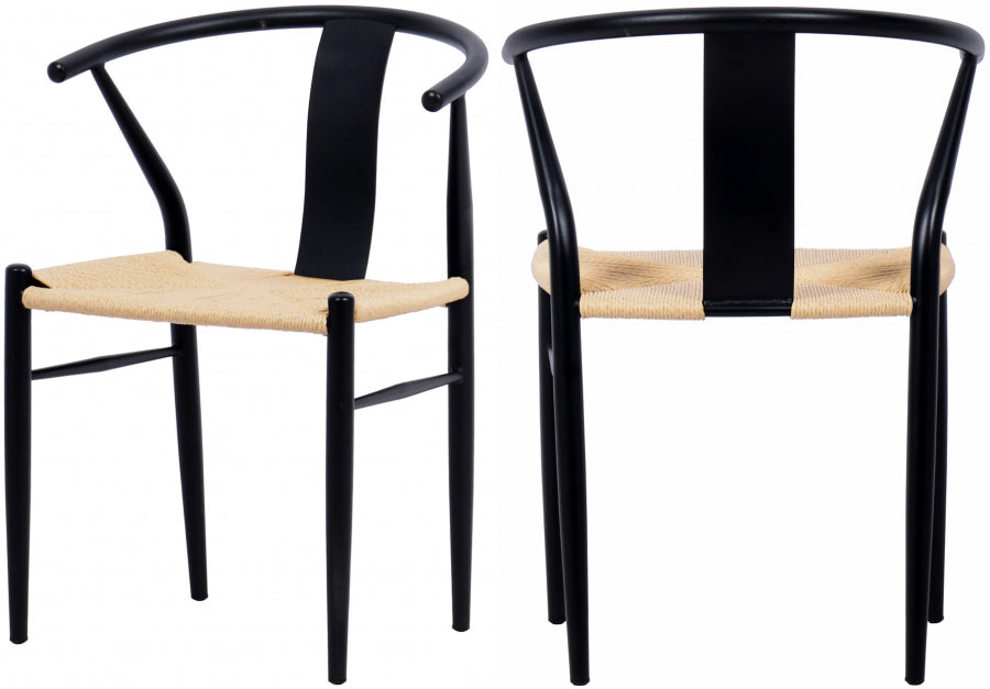 Silla de comedor Beck negra