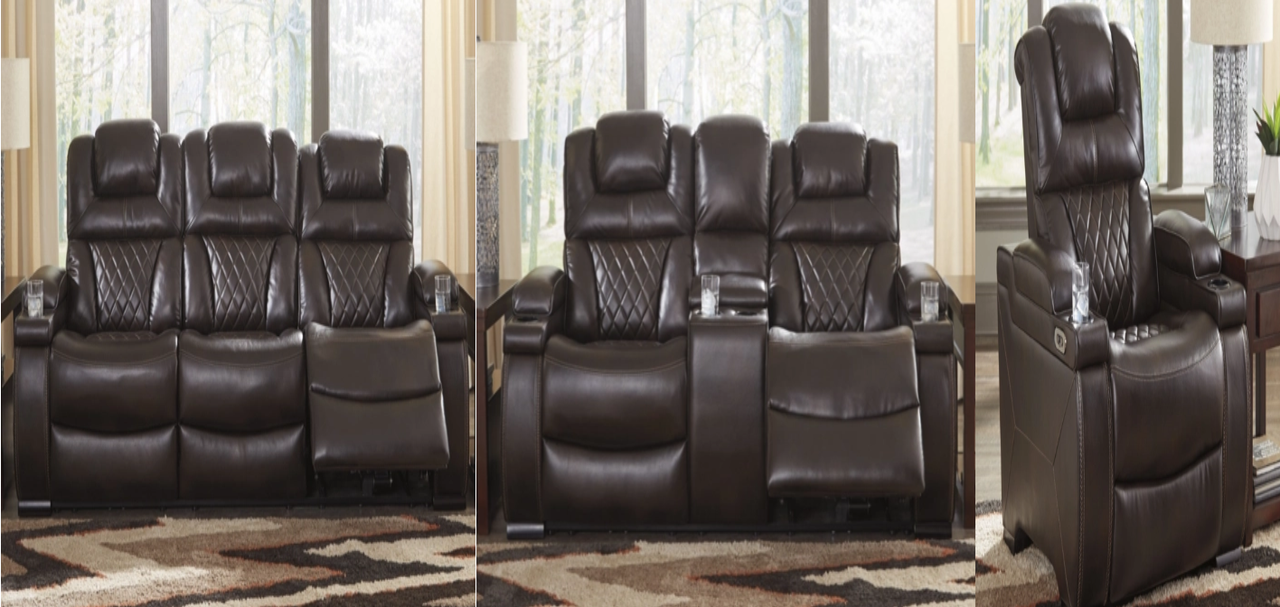 Warnerton Power Reclining Sofa Loveseat Chair