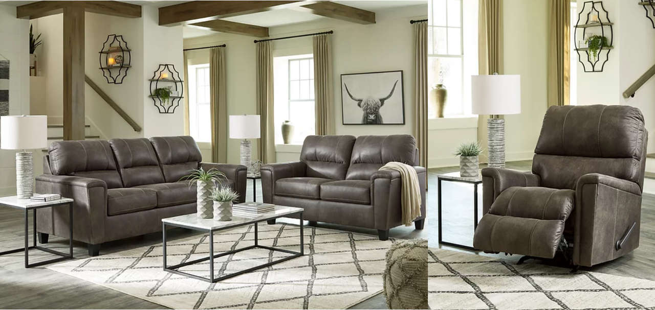 Ashley Navi Sofa + Love Seat