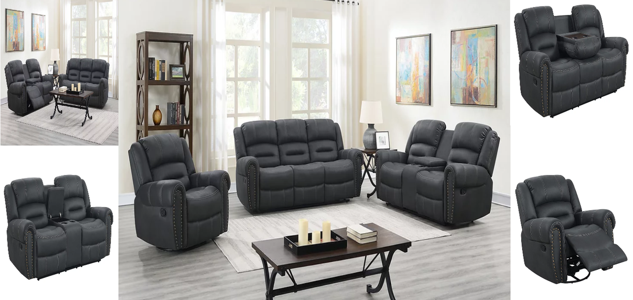 S8007 Houston (Grey Fabric)