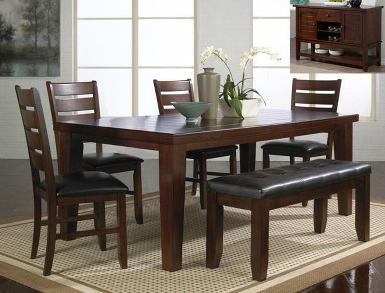 2152 6P JUEGO DE COMEDOR BARDSTOWN DE 6 PIEZAS.