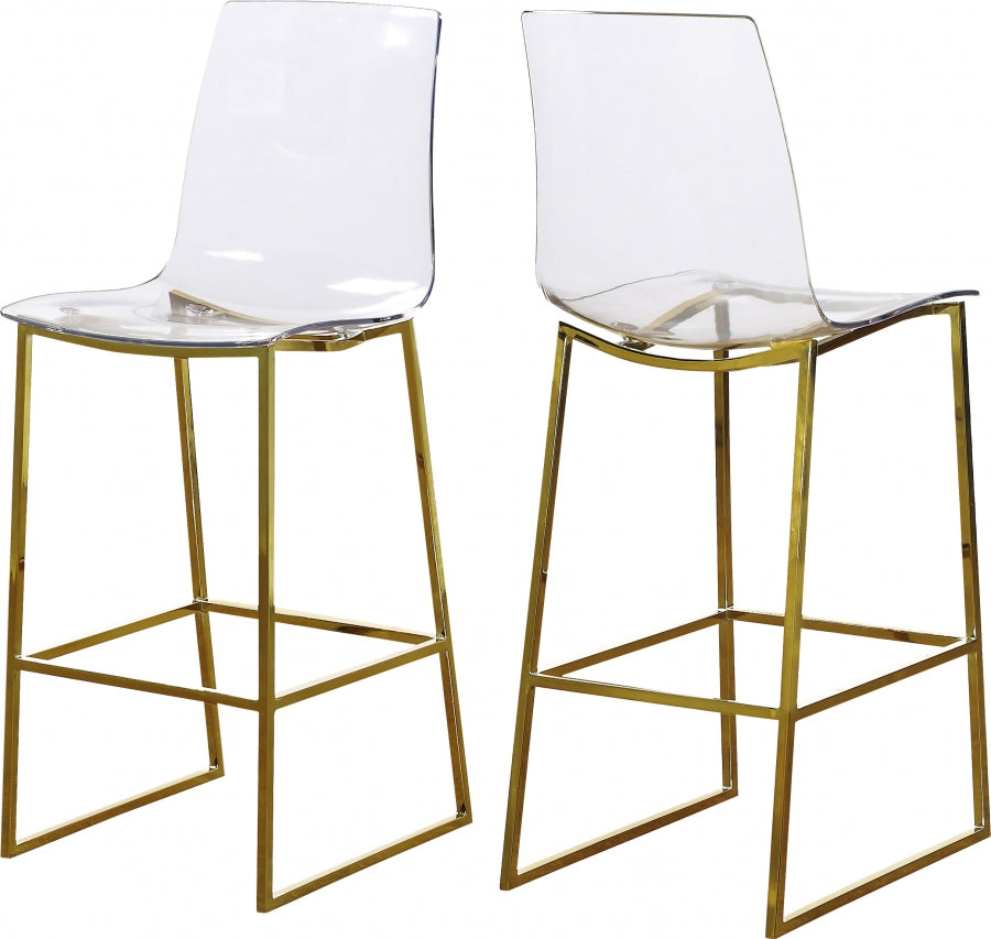 Taburete de mostrador Lumen dorado