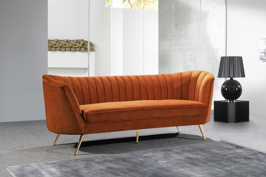 Margo Collection Cognac Living Room Set