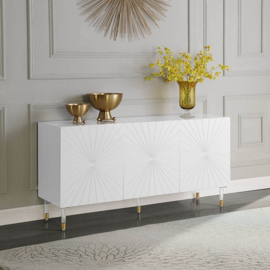 Starburst Sideboard/Buffet White