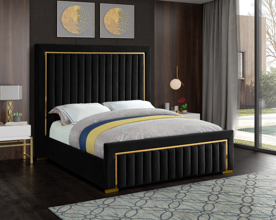 Cama Dolce Terciopelo Negro