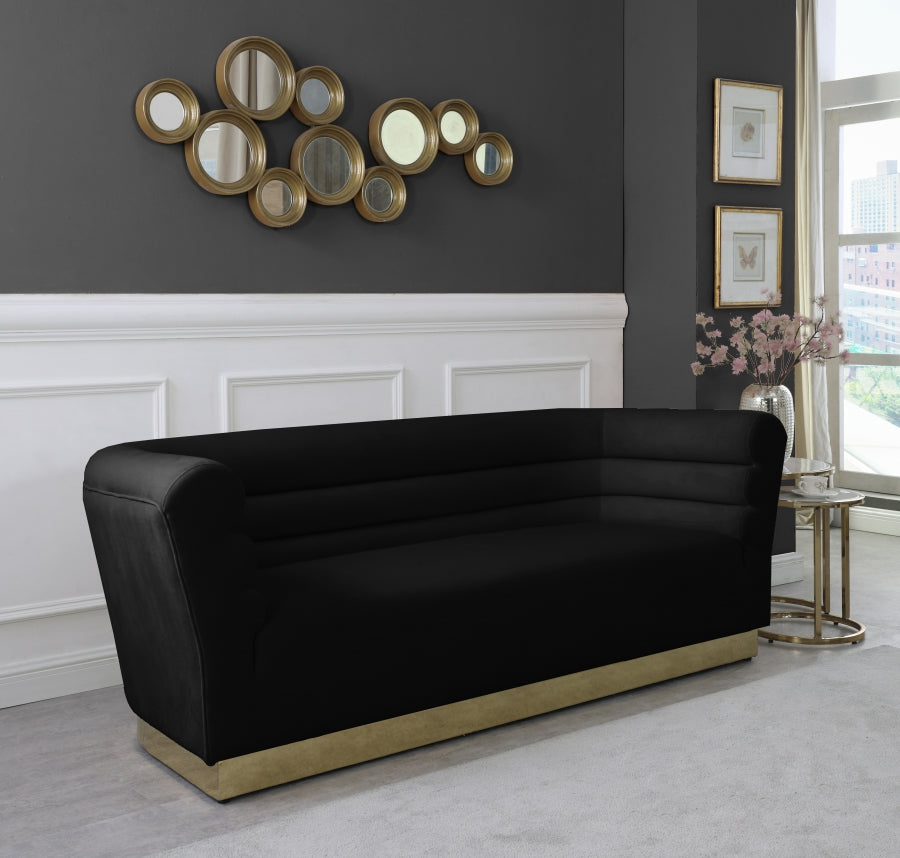 Bellini Collection Black Living Room Set