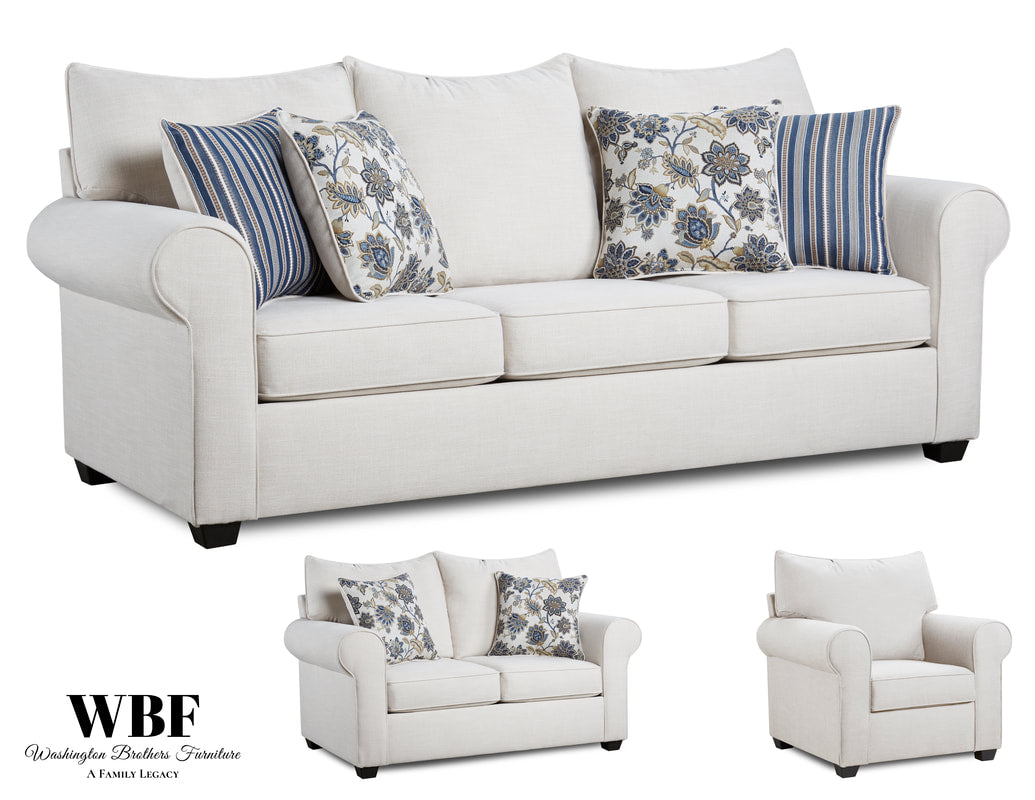 4000 Crema - Juego de sofá, loveseat y silla de 3 piezas ***NUEVA LLEGADA***