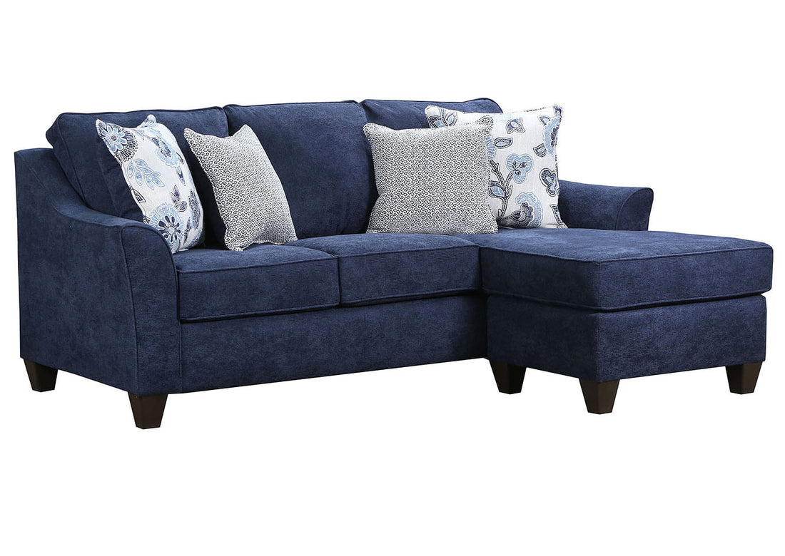 Lane 4330 Seccional Reversible Azul Marino 