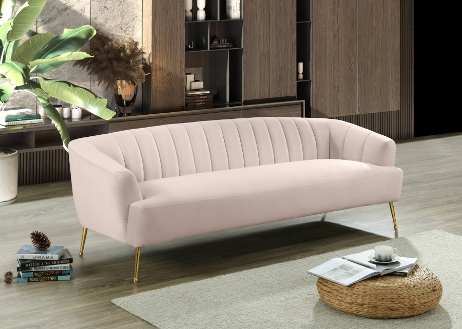 Tori Collection Pink Living Room Set