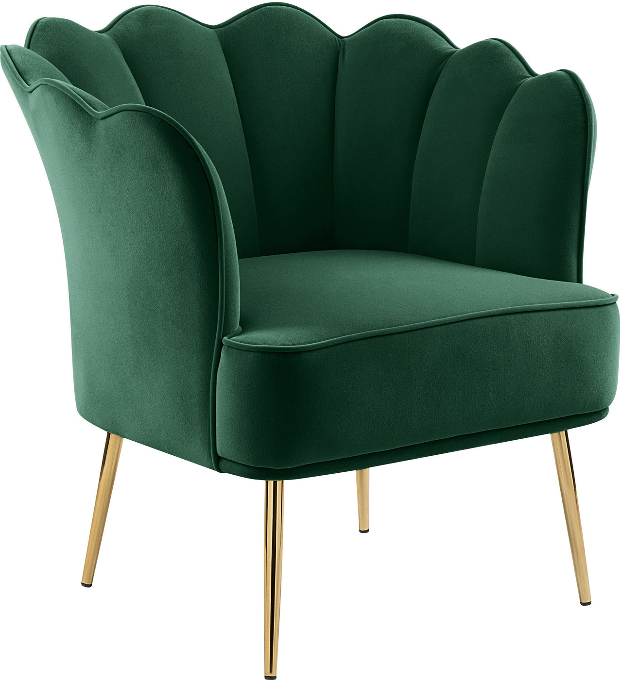 Jester Green Velvet Accent Chair image
