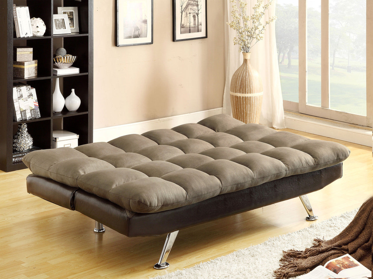 5250 ESP-PEB SOFÁ AJUSTABLE SUNDOWN EN ESPRESSO/PEBBLE