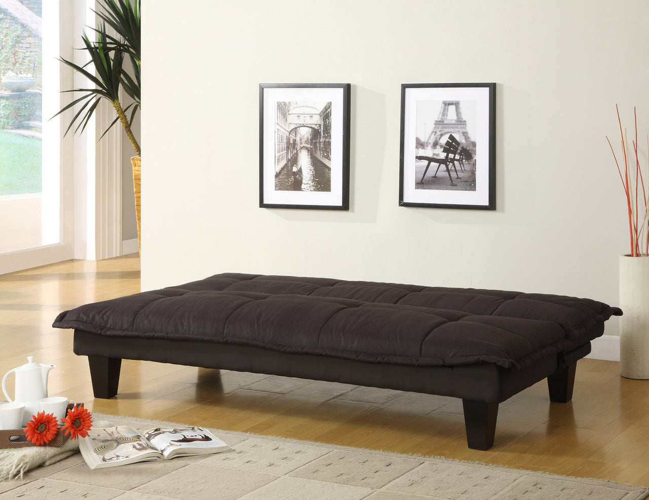 5255 BK MARGO SOFÁ CAMA AJUSTABLE NEGRO