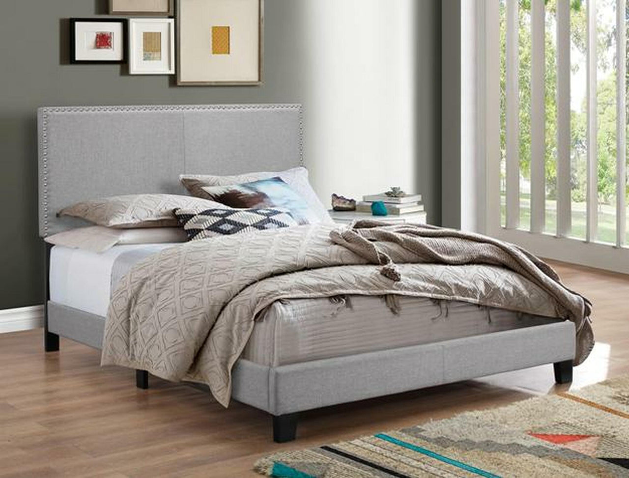 SETB5271GY CAMA COMPLETA ERIN GRIS