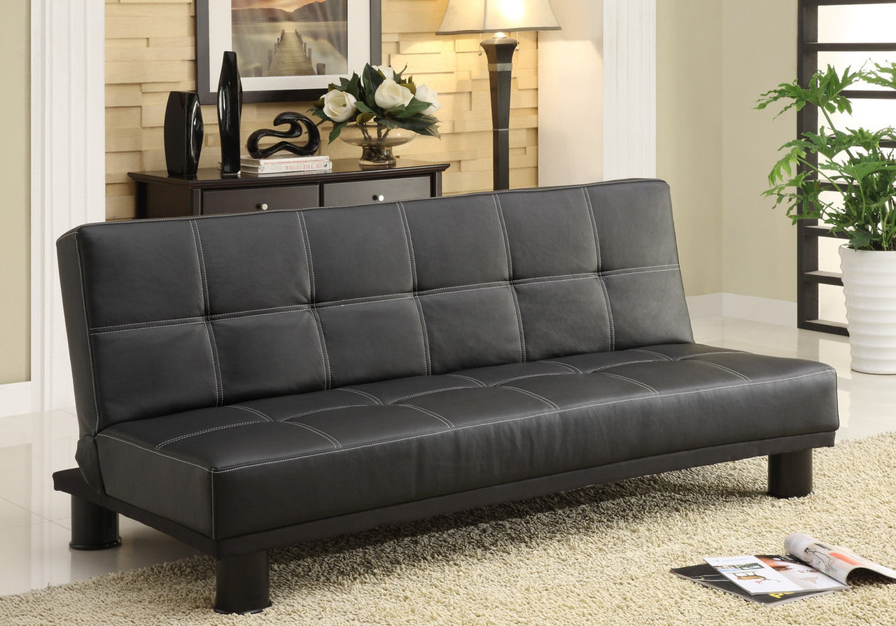 5290 SOFÁ CAMA AJUSTABLE COLLIN NEGRO