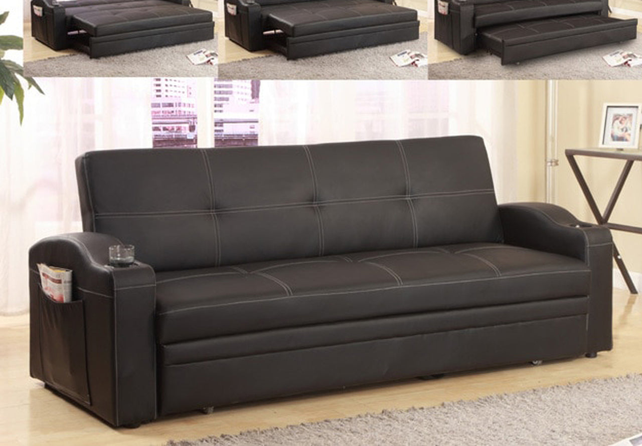 5310 CONJUNTO SOFÁ AJUSTABLE EASTON NEGRO. MUY PRONTO. 