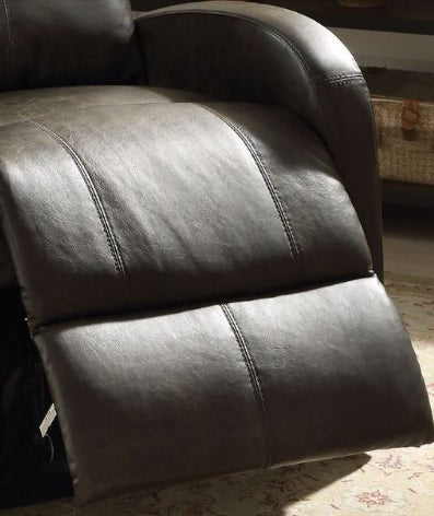 Ricardo Sillón Reclinable Gris Oscuro PU 59405