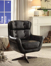 Acme Asotin Accent Chair in Vintage Black 59532 image