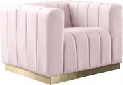 Marlon Pink Velvet Chair image