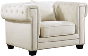 Bowery Cream Velvet Chair image