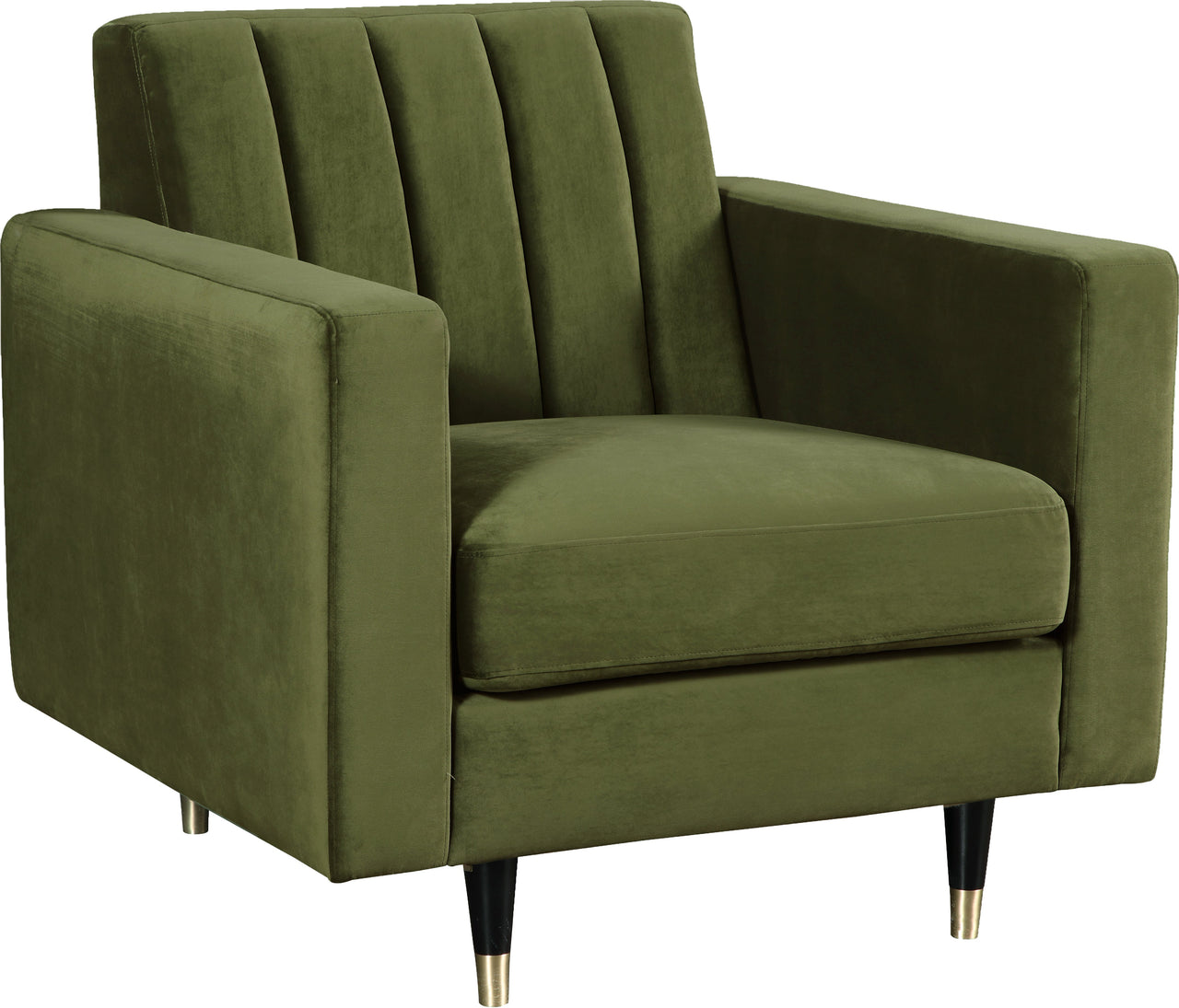 Lola Olive Velvet Chair image